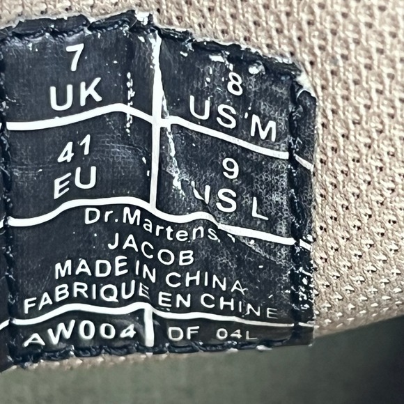 Dr Martens Jacob Men Dark Brown Slip On Driver Leather Loafers Y2K Shoe-8M/9W-G4 - Picture 5 of 9